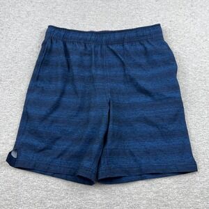 Speedo Mens Blue Space Dye Swim Trunks Board Shorts 7778082 Small 7 Inch Inseam